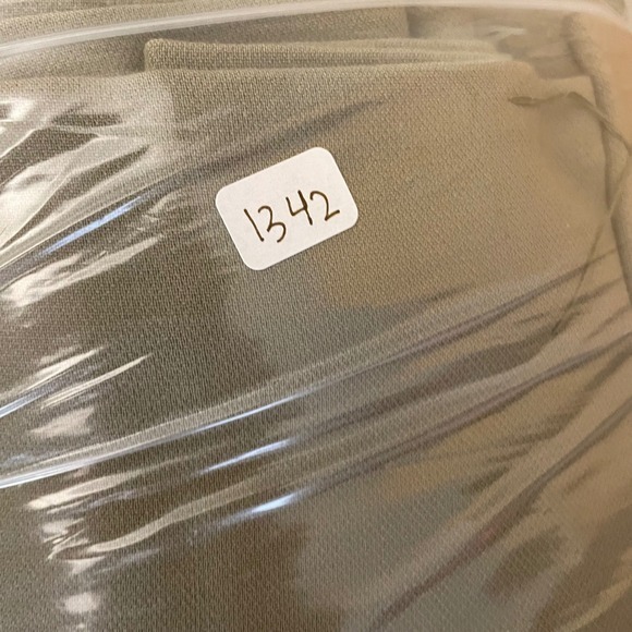 OAK + FORT Long Trench Coat Khaki Double Breasted Women's M - Picture 8 of 8